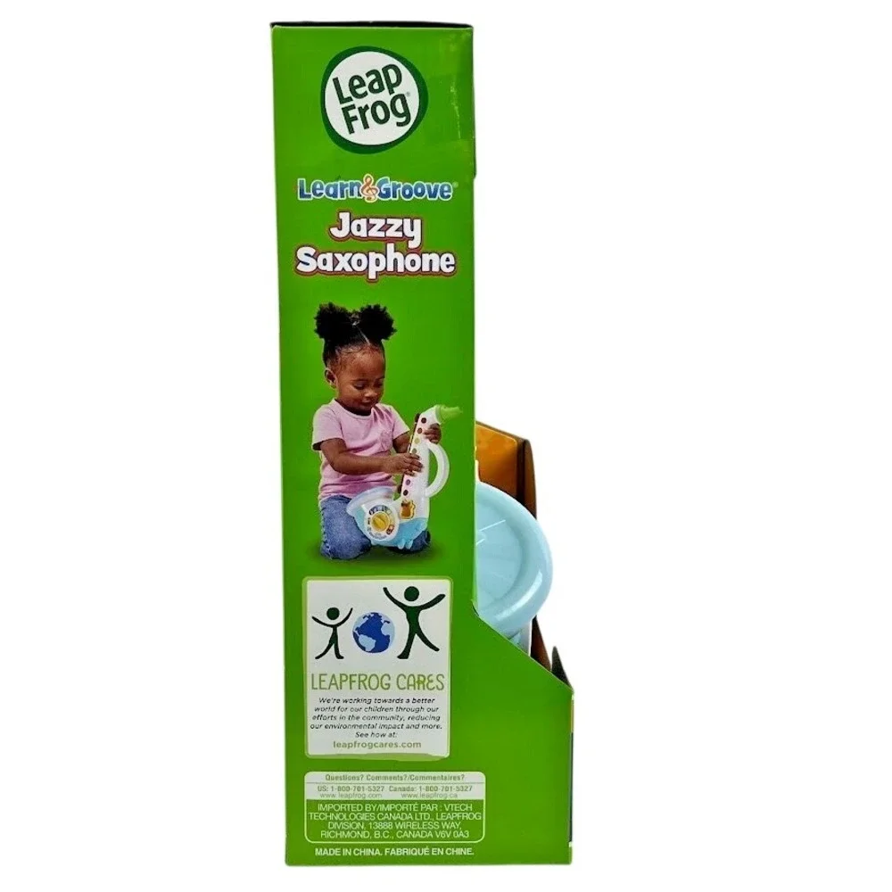LeapFrog Learn & Groove Jazzy Saxophone with Accessories, Baby and‎ Toddler Toys